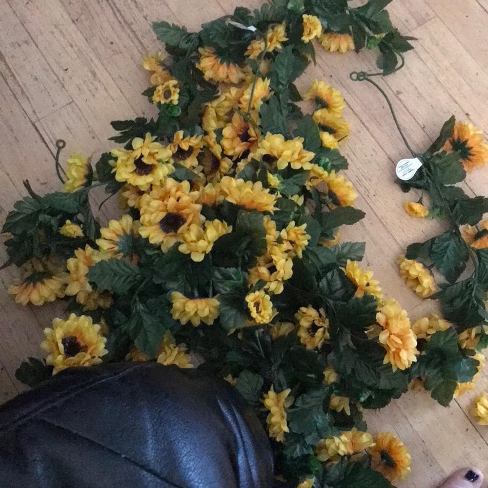 Sunflower garland